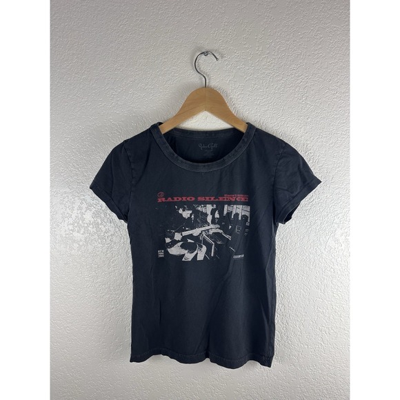 John Galt "Radio Silence" Graphic Tee – Black - Picture 1 of 6